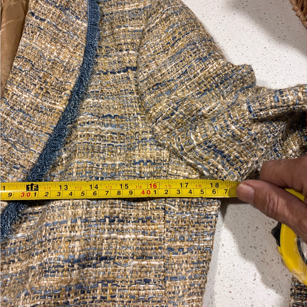 Tweed jacket Cache Chanel vibes Zara Lioness medium - Picture 13 of 13